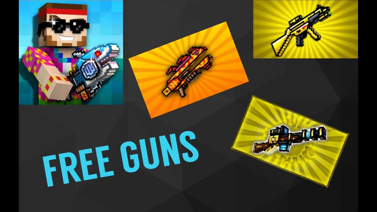 How to get every gun in pixel gun 3d. - YouTube
