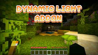 Dynamic Light in Minecraft PE! (Raiyon's Dynamic Light Addon Showcase)