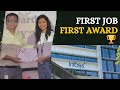 First Job First Award 🏆 Awarded by CFO 🙌🏻| My Infosys award story #infosys #infosysbangalore