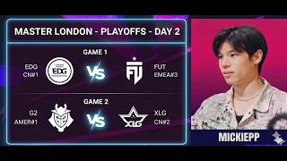 Watchparty สายบน EDG vs FUT คู่สอง G2 vs XLG | 2026 VCT M...