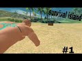 I survive in a island with limited resources | survival island evole pro | part #1