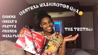 Q A CWU Freshmen most asked question