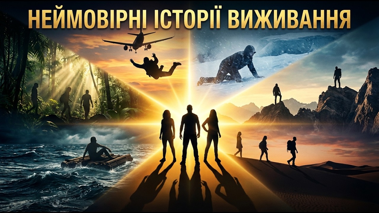 12 Неймовірних Історій Виживання для Сну | Реальні Події