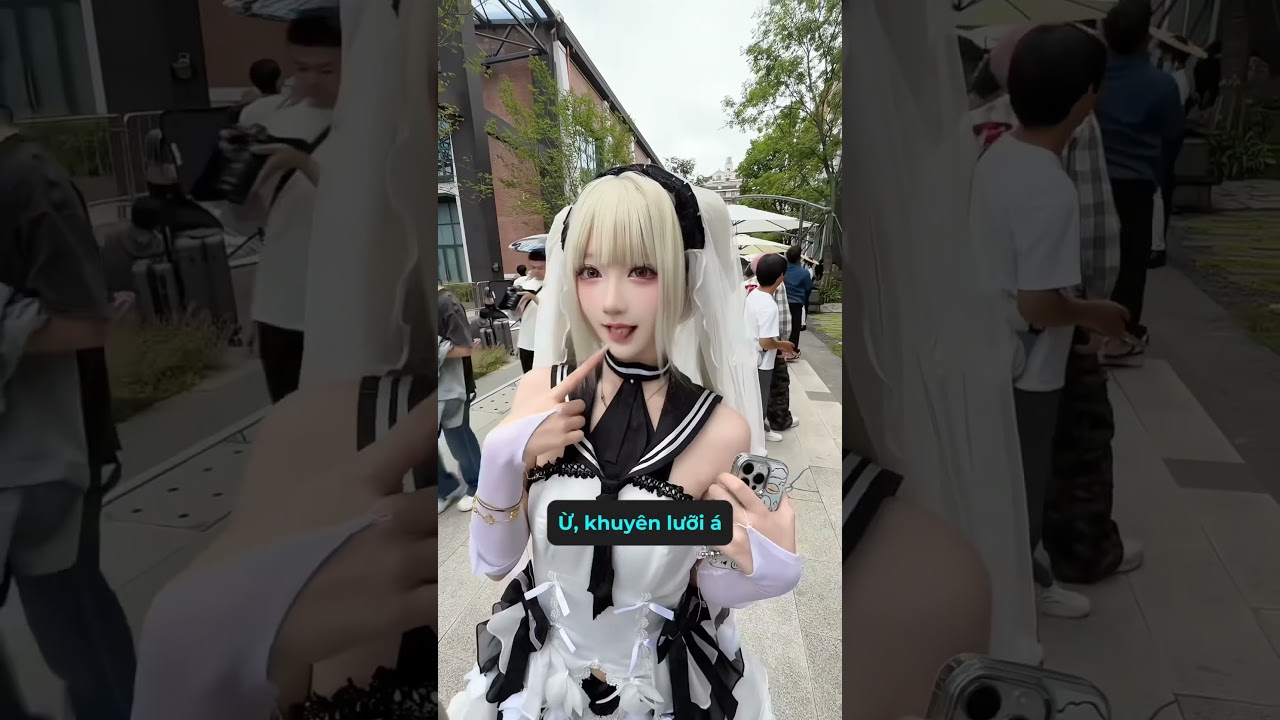 Thì ra khuyên lưỡi là như thế này đây! #shorts #cosplay #anime #genz #diy #creative #xuhuong