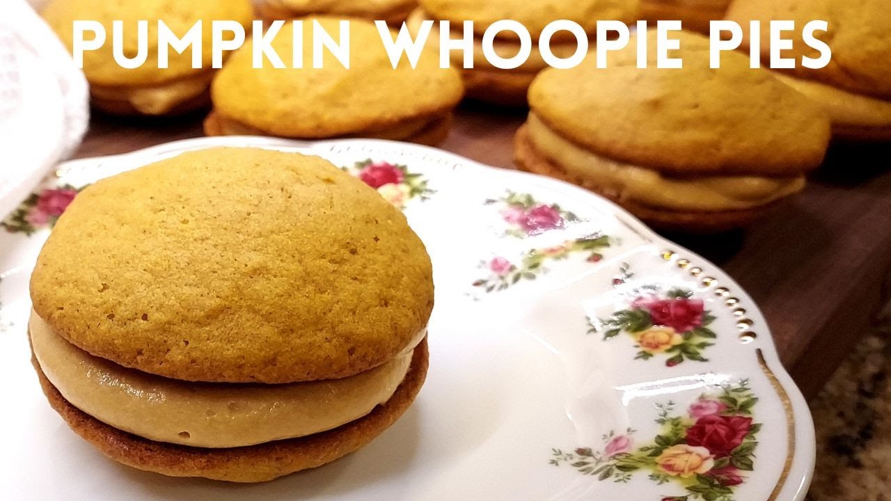 Delicious Pumpkin Whoopie Pies with Caramel Filling
