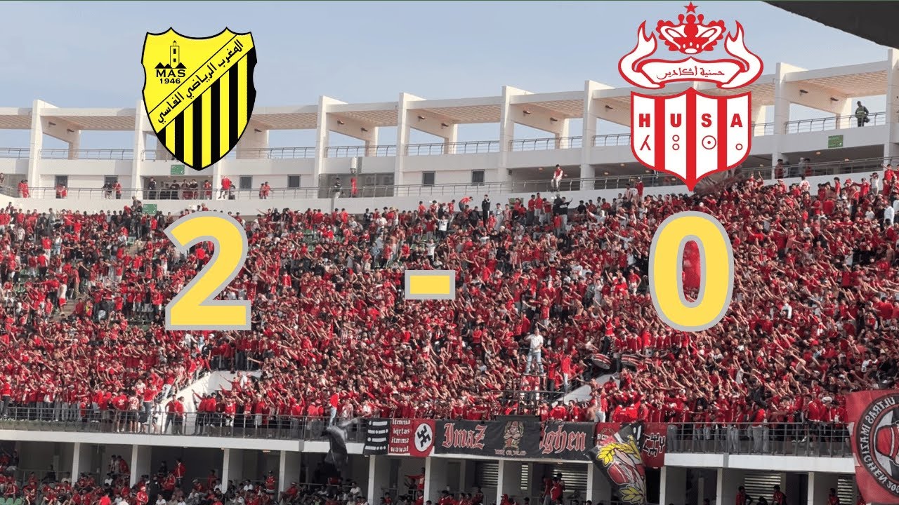 فلوگ مبارة حسنية أكادير والمغرب الفاسي #agadir #maroc 