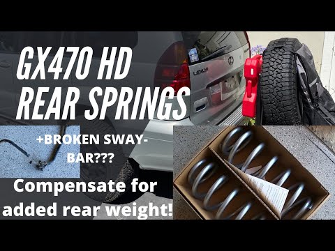 Lexus GX470 Heavy-Duty Rear Spring Upgrade