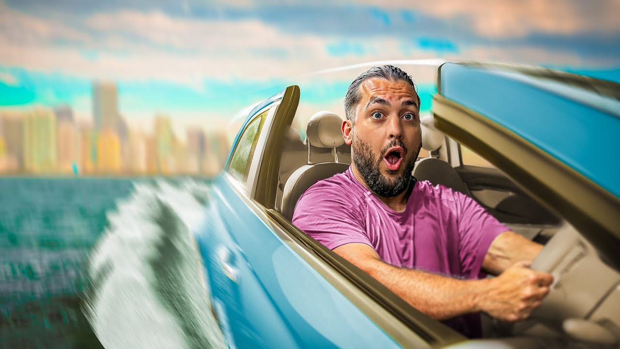 Je loue une voiture qui roule sur l'eau à Miami !