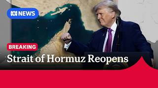 Iran And Us Say The Strait Of Hormuz Is Open Abc News