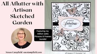 Phrases & Frames: Artisan Sketched Garden DSP and All Aflutter! (Shimmer Brushes are Beautiful! )