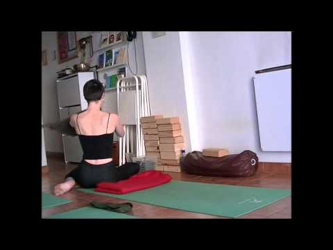 yoga para niños Bharadvajasana I parte 2