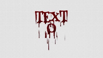 Dripping Blood Effect - After Effects Template Videohive