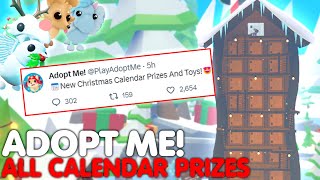 📅 ADOPT ME *REVEALED ALL ADVENT CALENDAR PRIZES!* NEW PETS AND TOYS! (SPECIAL REWARDS!) ROBLOX