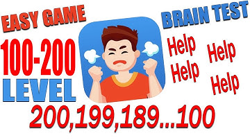 Easy Game Brain Test All New Levels Solutions from 100 to 200 IOS Gameplay walkthrough