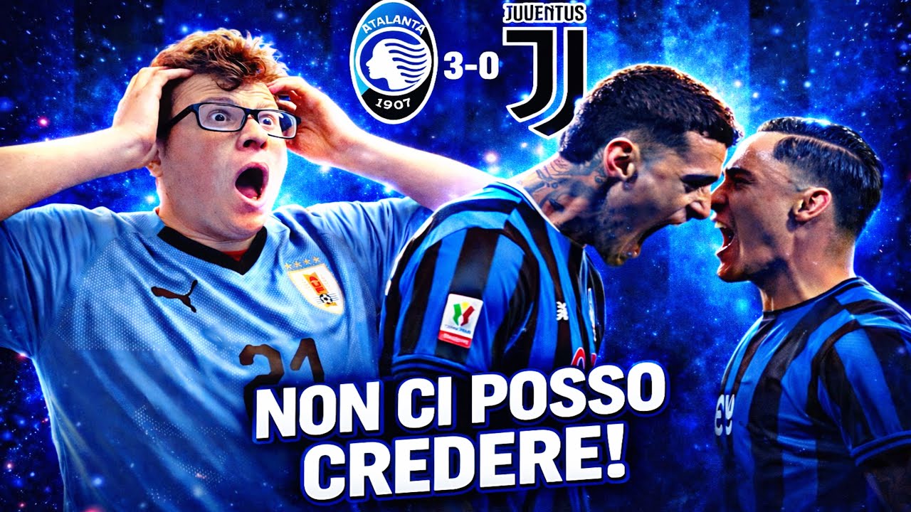 BATOSTA CLAMOROSA!! ATALANTA-JUVENTUS 3-0!! IL CALCIO E' STRANO BEPPE!!