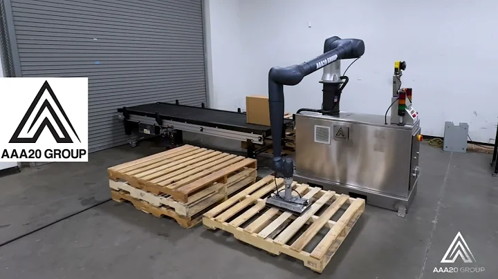 The first Collaborative Palletizer with a built-in pallet dispenser CP-66 by AAA20 Group