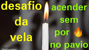 Como reacender a vela?
