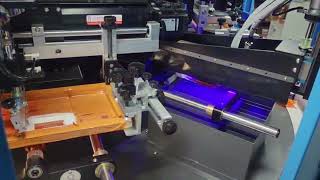 Fully Automatic 2-Color Screen Printing Machine for Shampoo Bottles | High Speed & Precision
