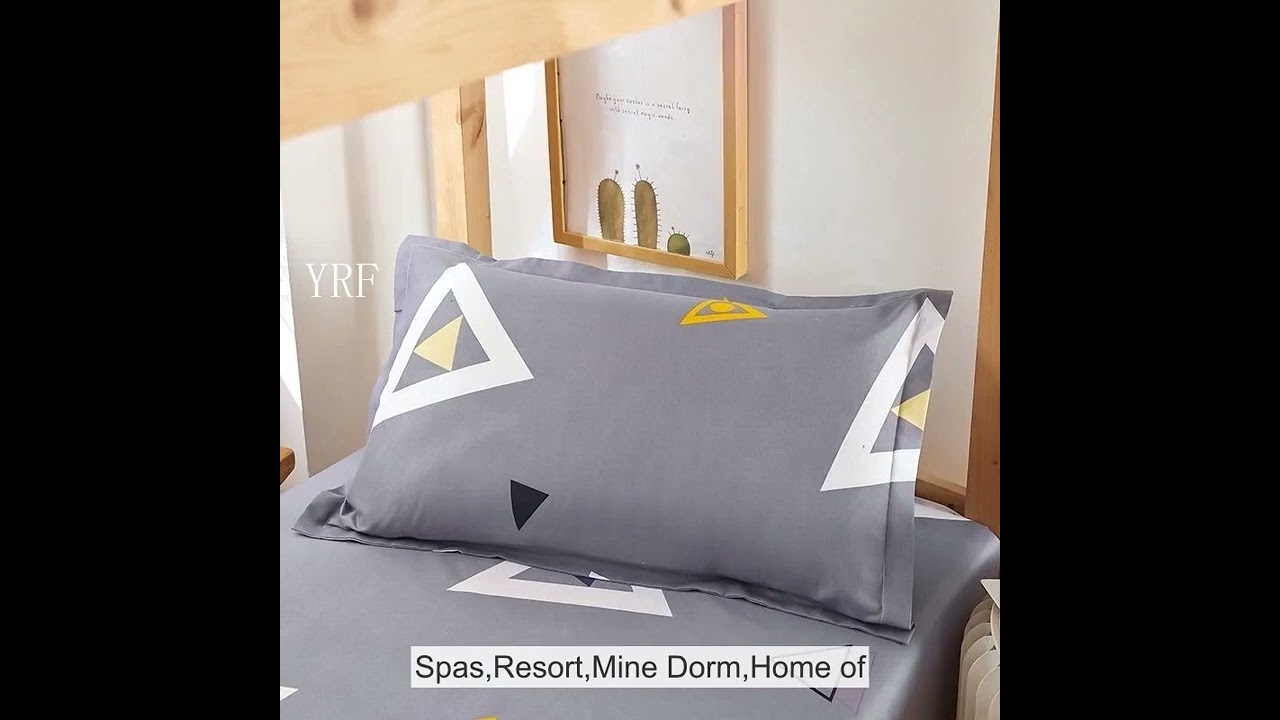 YRF-Bettwäsche,Queensize-Bett,Bettwäsche,300tc 400tc Bettbezug-Set mit Satinstreifen,chinesisches