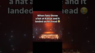 When Fans Threw A Hat At Kanye West And Landed On His Head