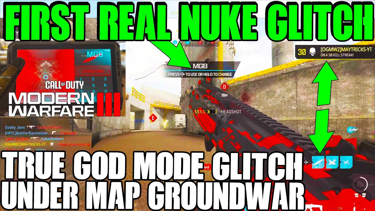 MW3 GLITCH: FIRST TRUE NUKE GLITCH Modern Warfare 3 Glitch True GOD MODE GLITCH MW3 NUKE GLITCH MW3