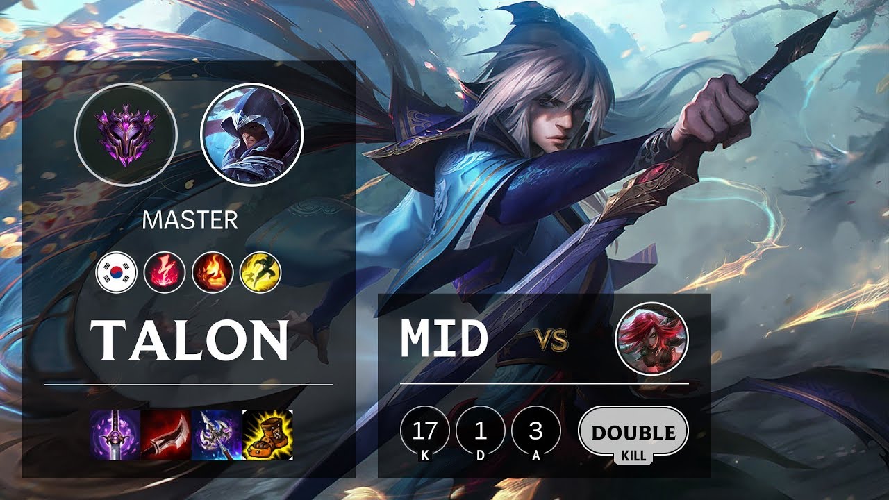 Talon Mid vs Katarina - KR Master Patch 10.3