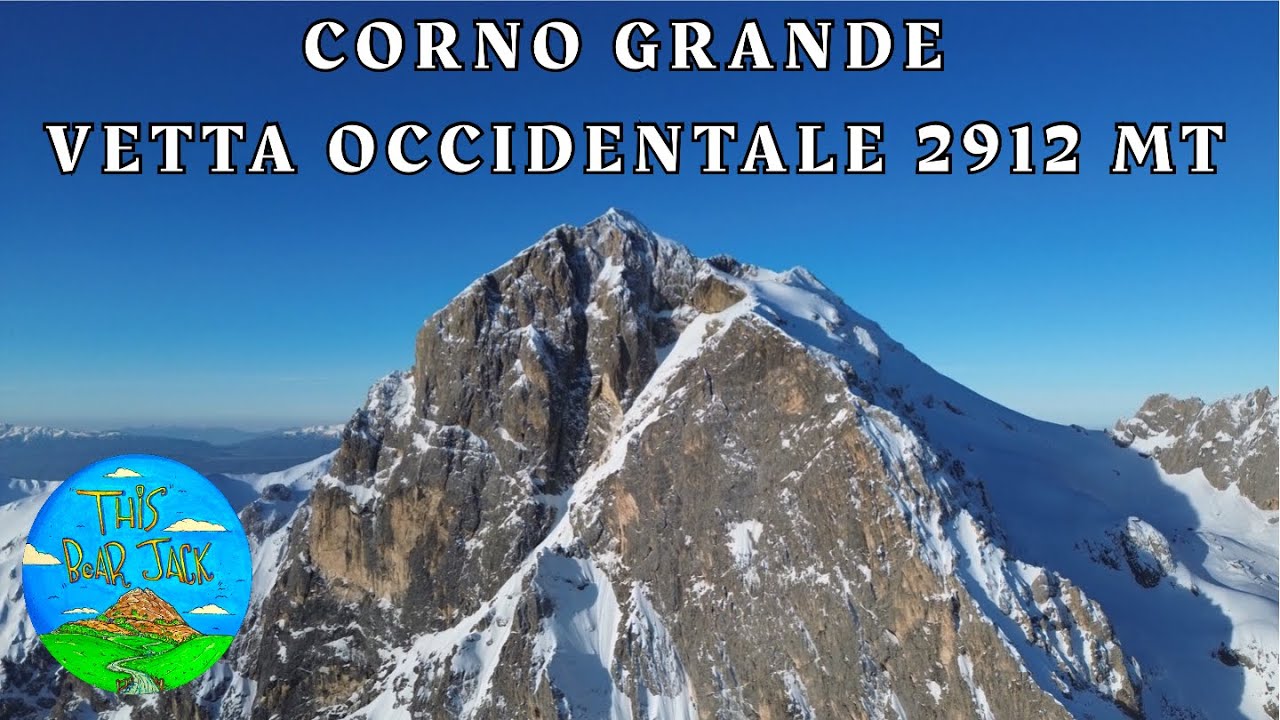 GRAN SASSO, CORNO GRANDE, VETTA OCCIDENTALE 2912 MT. | VIA DI SALITA: GHIACCIAIO DEL CALDERONE