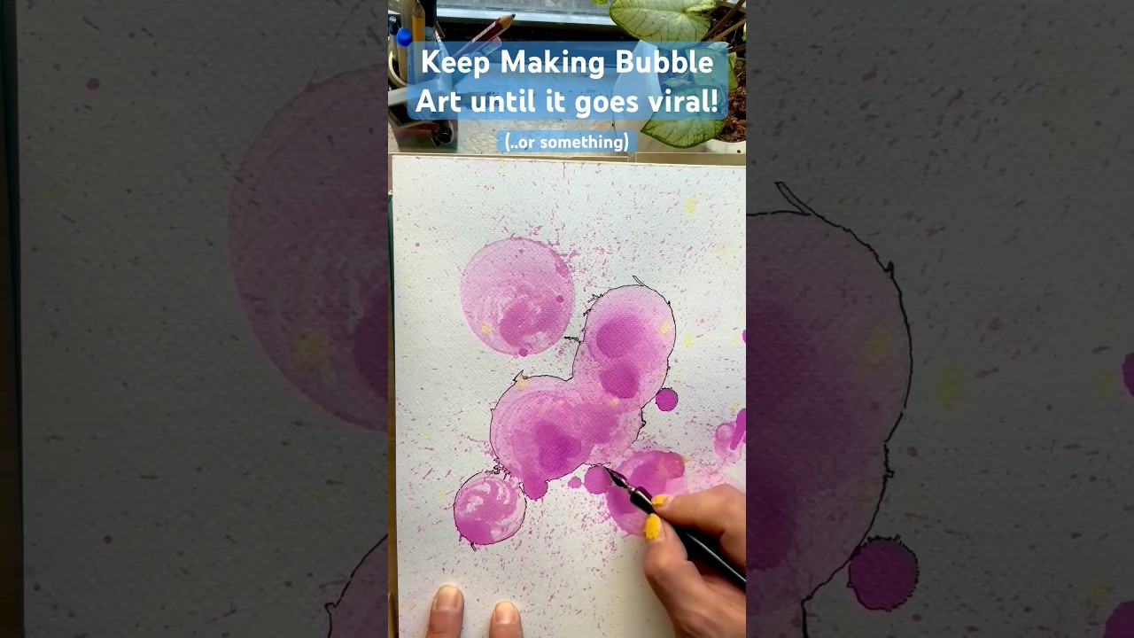 Day ? of making Bubble Art until it goes 