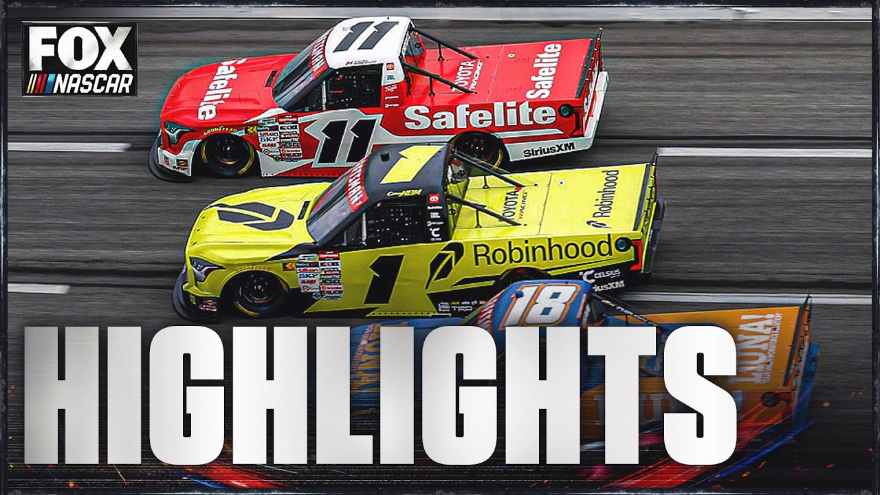NASCAR Craftsman Truck Series: Fr8 Racing 208 Highlights 🏁 NASCAR on FOX