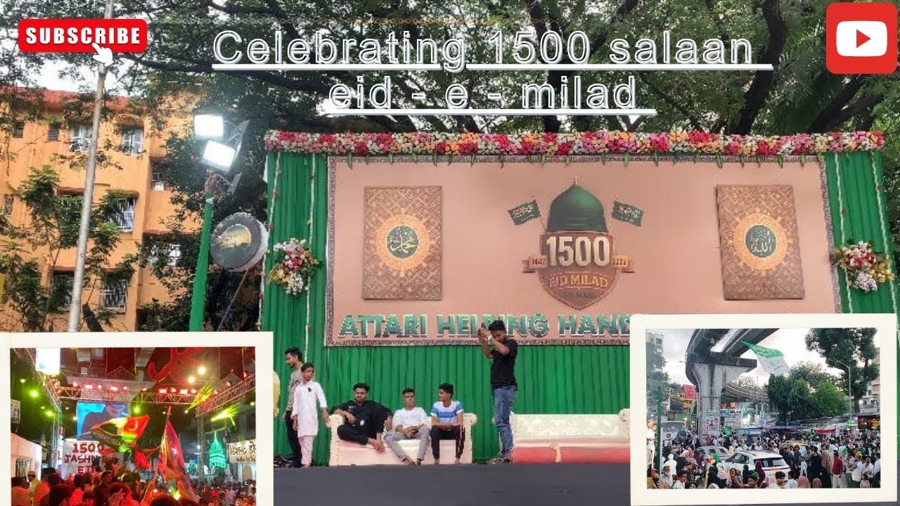 Eid-e-Milad😍❤️| 1500 salaan celebration 🥳 | 