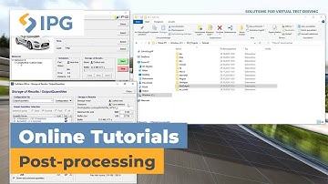 Online Tutorials - 04 - Postprocessing