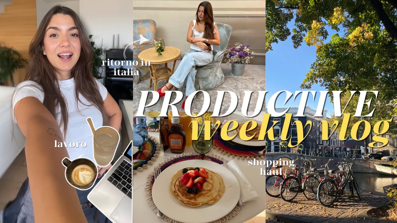 WEEKLY VLOG *produttivo 🌟 back to routine, self care, haul, organizzazione, healthy habits