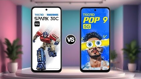 Tecno Spark 30c vs Tecno POP 9 5G