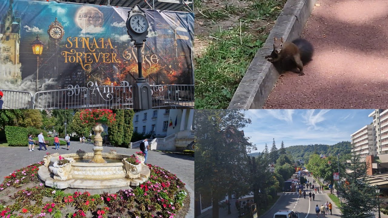 Plimbare prin Sinaia în timpul festivalului Sinaia Forever