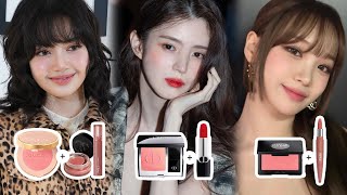 [ENG] I tried applying the exact cheek & lipstick combination of celebrities..?!
