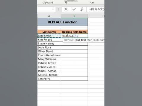 How to use Replace function in excel? | Excel Replace function in ...