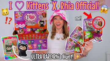 Opening Mystery I ♡ KITTENS Blind Bags X RHIA OFFICIAL!!!!😭🐱🎀✨(ULTRA RARE RHIA HUNT!!😱🤞🏻)