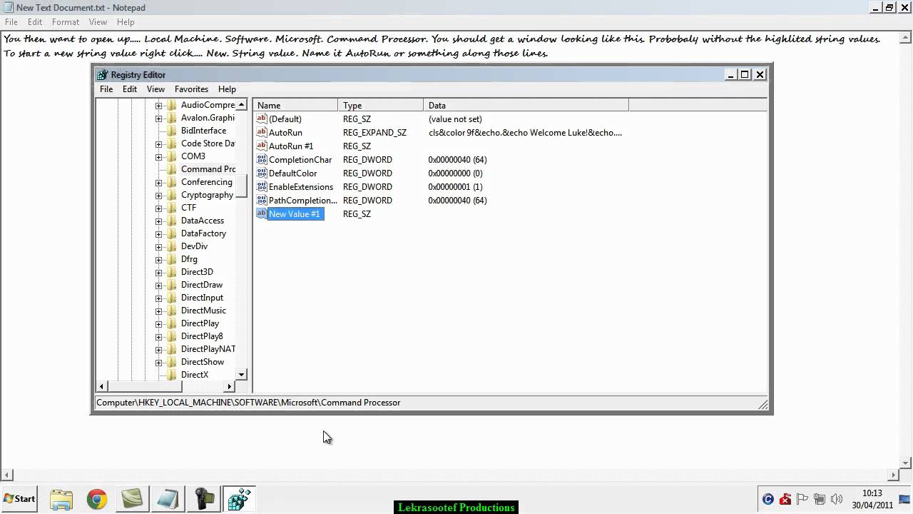CMD, Lets Mod! Tutorial1: Startup Messages! - YouTube
