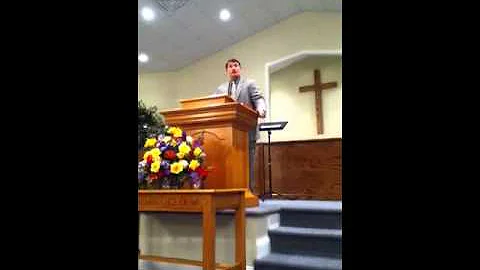 Stanley Kirby preaching the Word of God