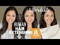 Human Hair Extensions From Amazon // DIY Tape-In Extensions // MaxFull Hair
