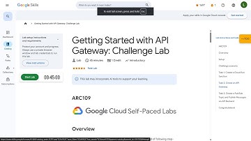 Getting Started with API Gateway: Challenge Lab (ARC109) - Full Solution (2025)