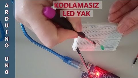 arduino ile LED yakma