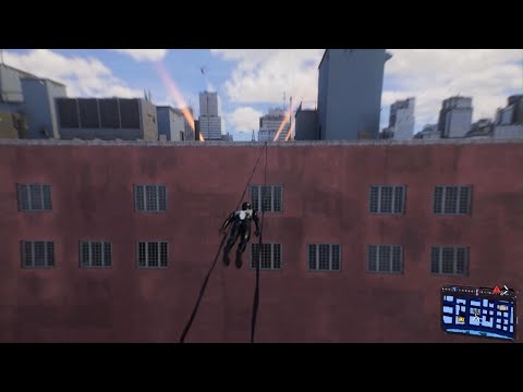Marvel's Spider-Man 2 (PS5) Free Roam Black Suit (1080p60)
