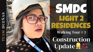 SMDC Light 2 Residences - Boni EDSA Mandaluyong | 2024 Construction Update | Walking Tour # 3