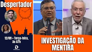 Dino rebate críticas e defende investigação de mentira de Alexandre Garcia | Despertador 785 • 12/09