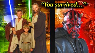 What If Qui Gon AND Darth Maul Survived In The Phantom Menace