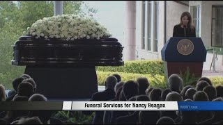 Funeral held for Nancy Reagan