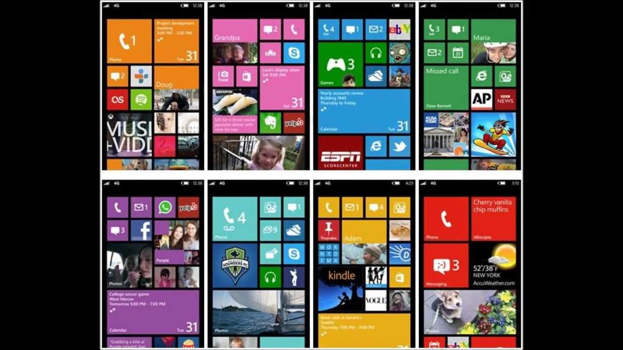 The Customization of Windows Phone 8 (HD) - YouTube