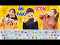 Thử Thách Ăn Theo icon 🍔 🍟 🍭 🍧 🍕🍿 ♥ Min Min TV Minh Khoa