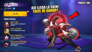 Así LLEGA SKIN COBRA QUE CAMBIA de COLORES ¿Fácil de ganar? en FREE FIRE